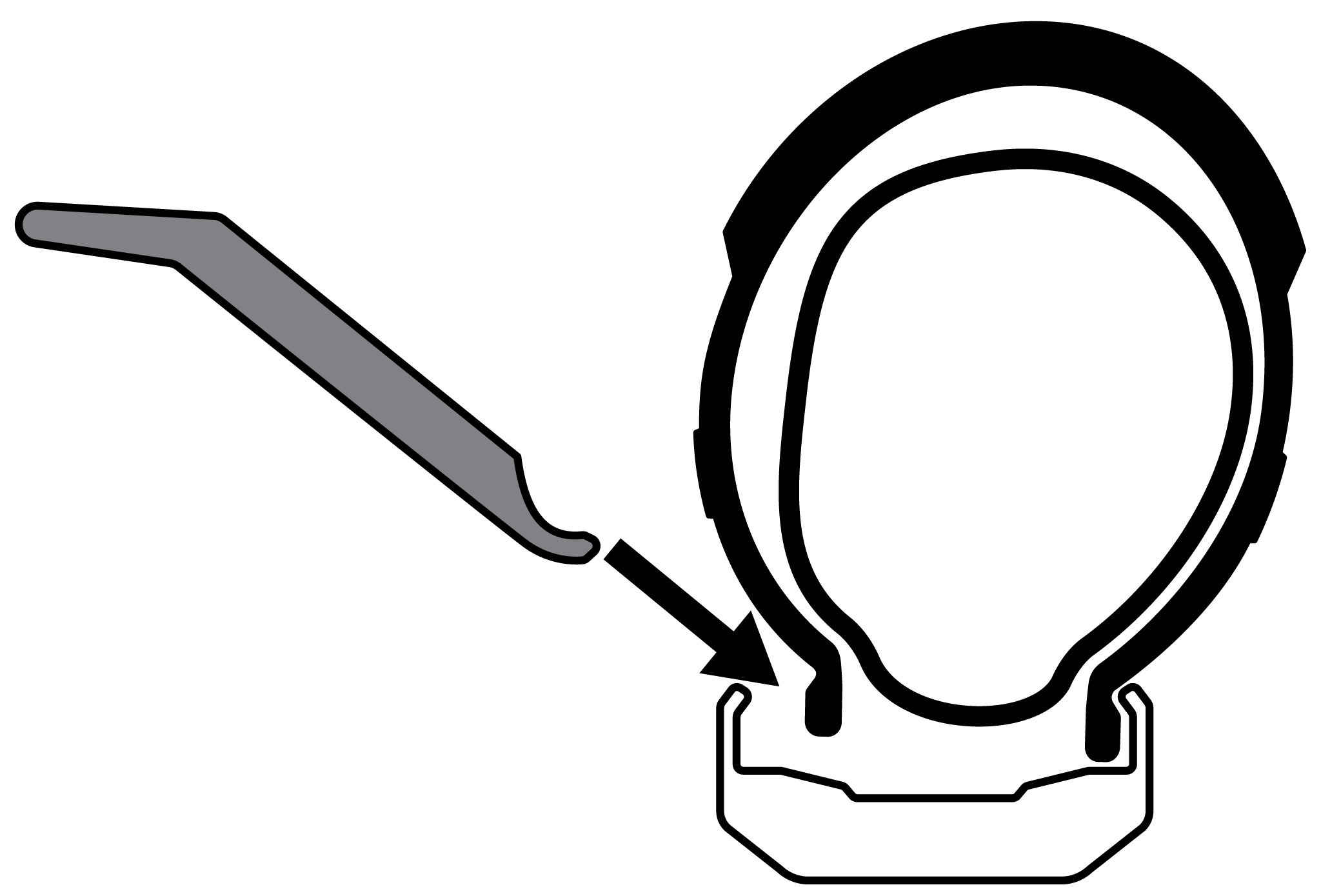 tire lever insert