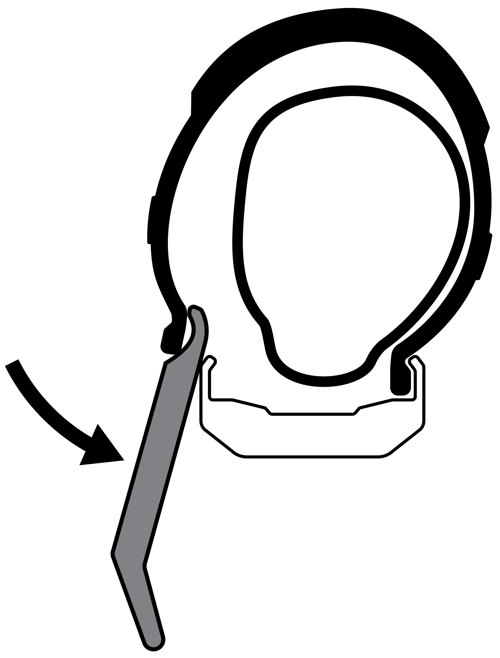 tire lever push bead over rim